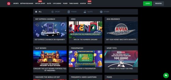 Adjarabet Casino Bonusları