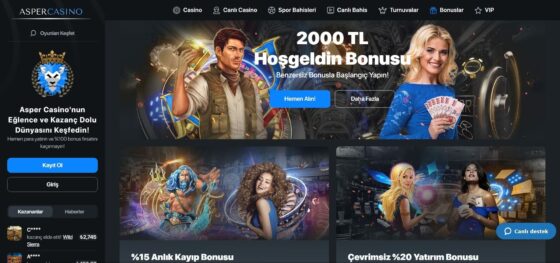 Asper Casino Bonusları