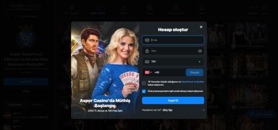 Asper Casino girişi