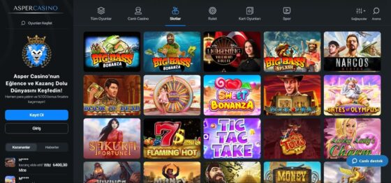 Slot makineleri Asper Casino