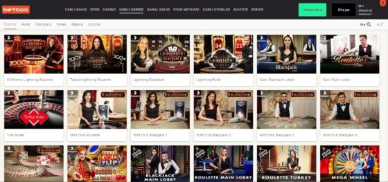 Canlı krupiye oyunları