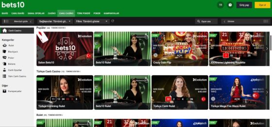 Canlı krupiye oyunları