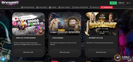 Boombet Casino Bonusları