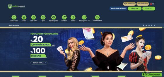 Casino Garanti'nun resmi web sitesi