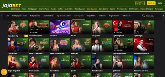 Canlı krupiye oyunları