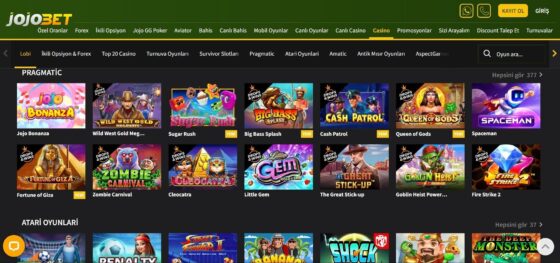 Slot makineleri Jojobet Casino
