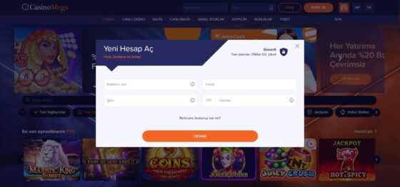 Casino Mega girişi