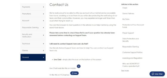 Kişiler Monopoly Casino