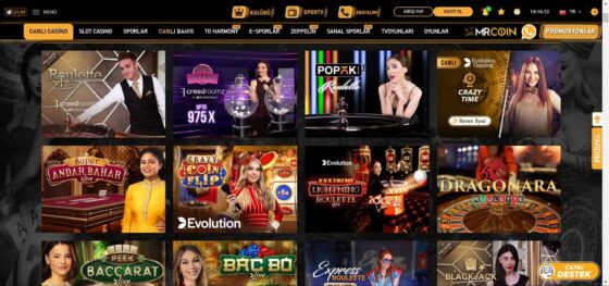 Canlı krupiye oyunları