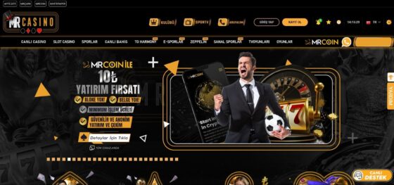 MrCasino'nun resmi web sitesi