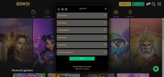 Ozwin Casino girişi