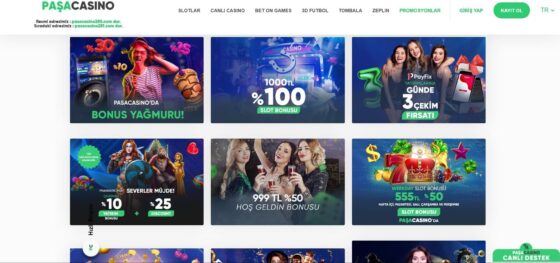 Paşa Casino Bonusları