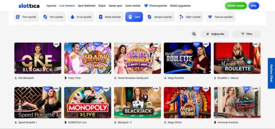 Canlı krupiye oyunları