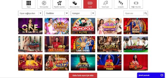 Canlı krupiye oyunları