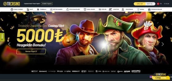 TrCasino'nun resmi web sitesi