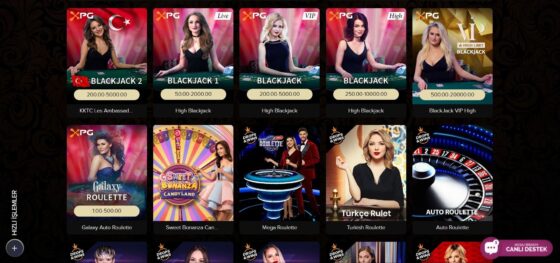 Canlı krupiye oyunları