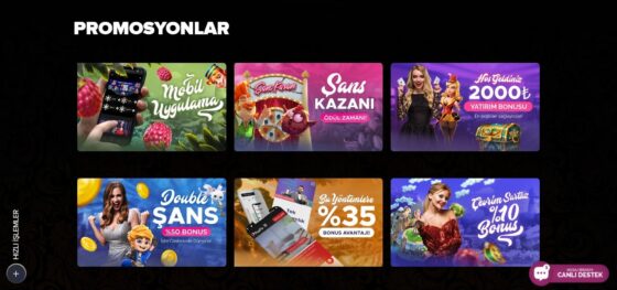 Casino Vale Bonusları