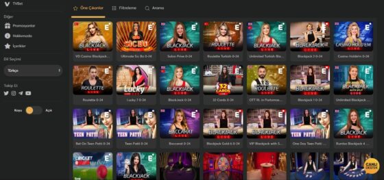 Canlı krupiye oyunları